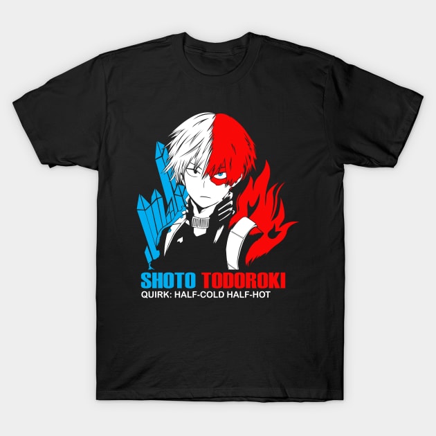 Shoto HCHH Anime Fanart T-Shirt by Planet of Tees